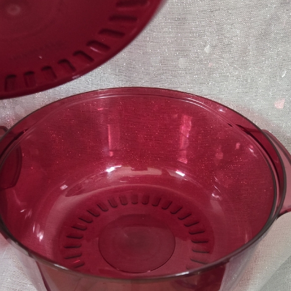 Tupperware Tupperwave Cranberry Stack Cooker Set With Extras - Picture 7 of 9